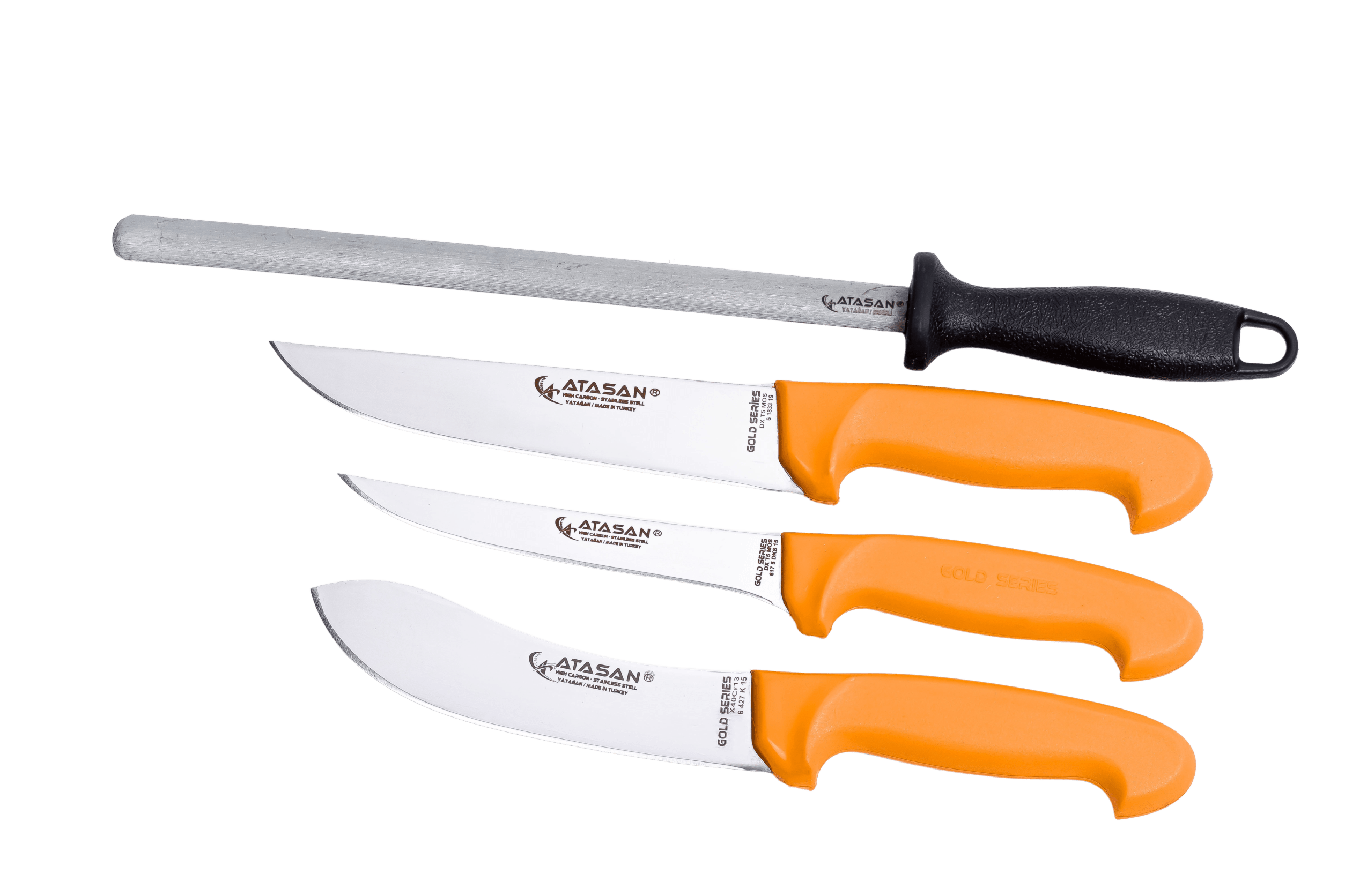 Gold Series Butcher/Kitchen Knives Set of 4 No: 3 vendor-unknown