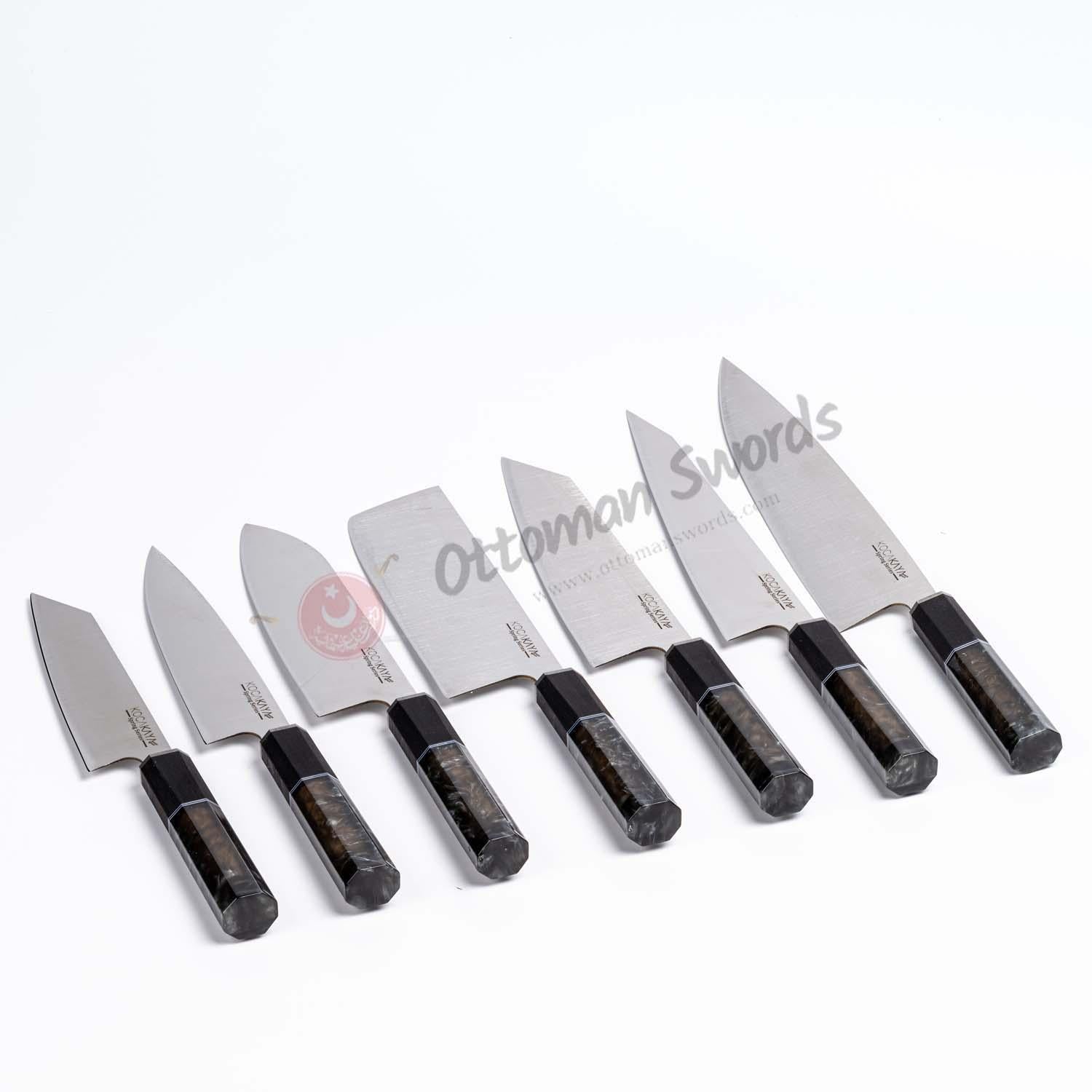 Chef's Knife Set Black vendor-unknown