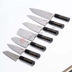 Chef's Knife Set Black vendor-unknown
