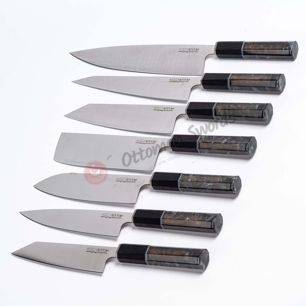 Chef's Knife Set Black vendor-unknown