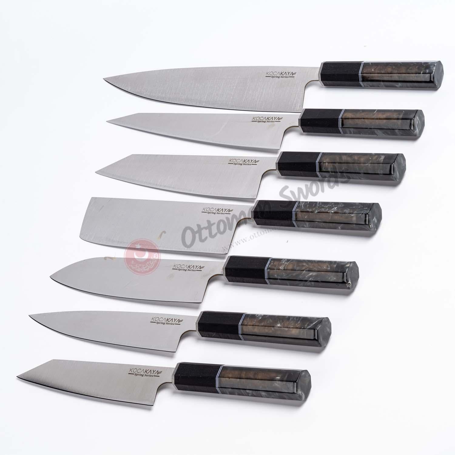 Chef's Knife Set Black vendor-unknown