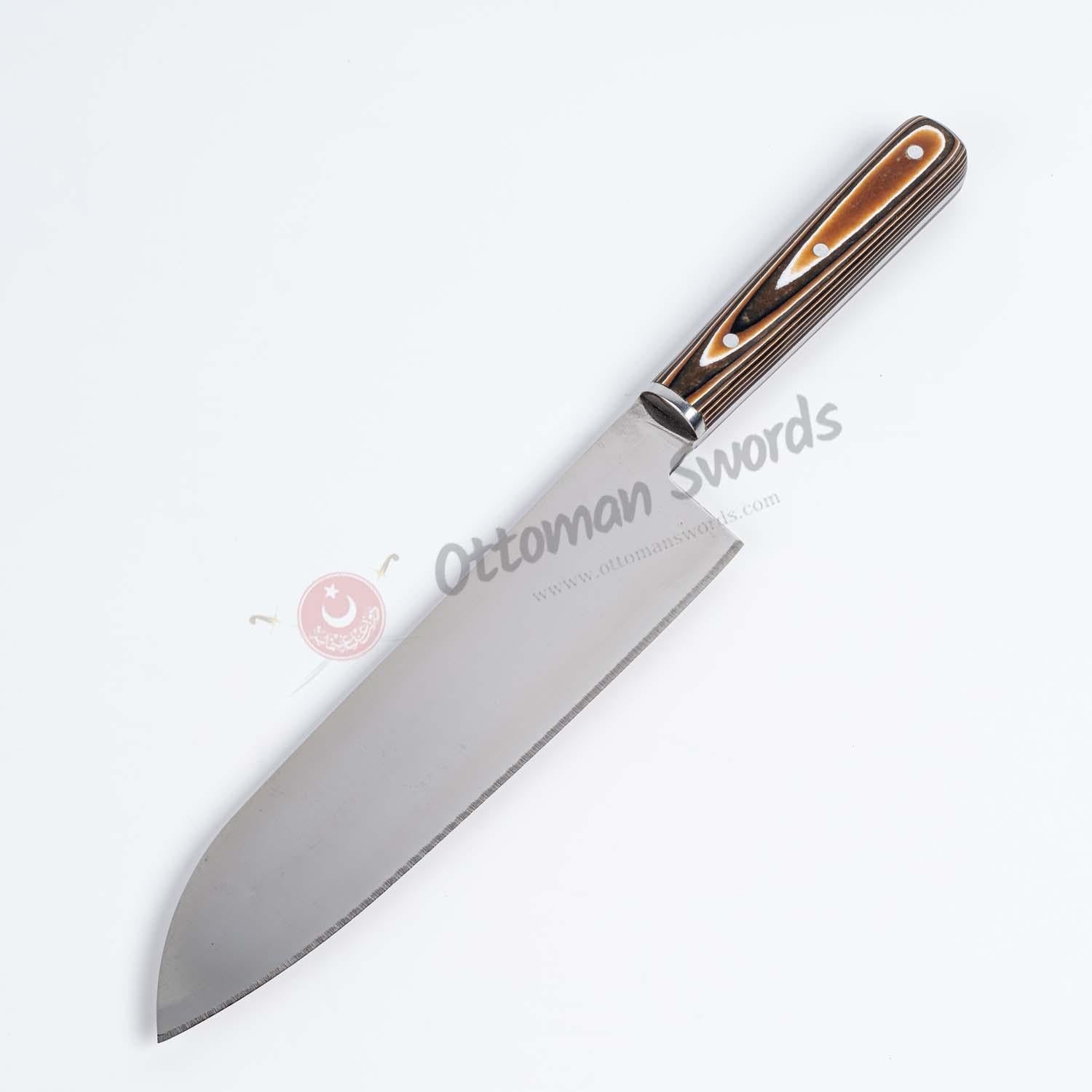 Fireproof Handle Santoku Chef Knife vendor-unknown