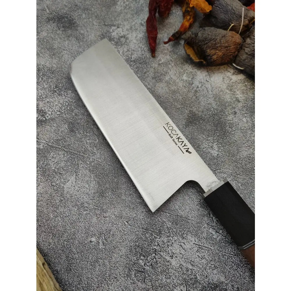 Soft Series Nakiri Knife C105 Turkish Knife