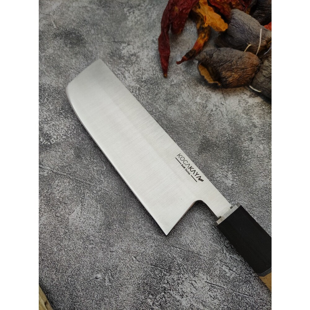 Soft Series Nakiri Knife D105 Turkish Knife
