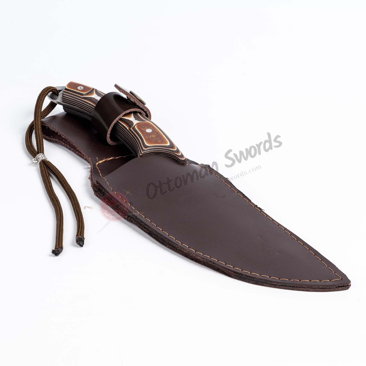 Viking Chef Knife Fire Werzalit Handle 9.8" vendor-unknown