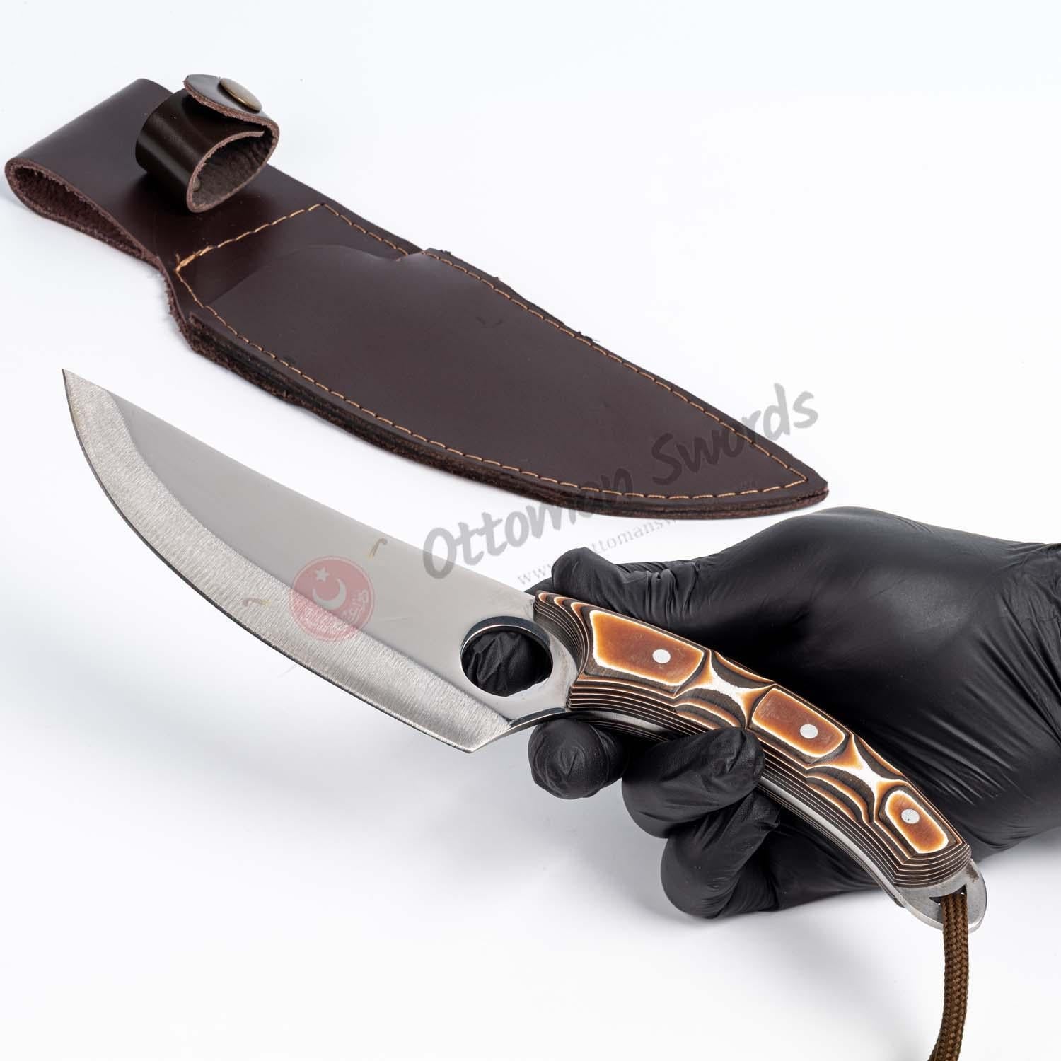 Viking Chef Knife Fire Werzalit Handle 9.8" vendor-unknown
