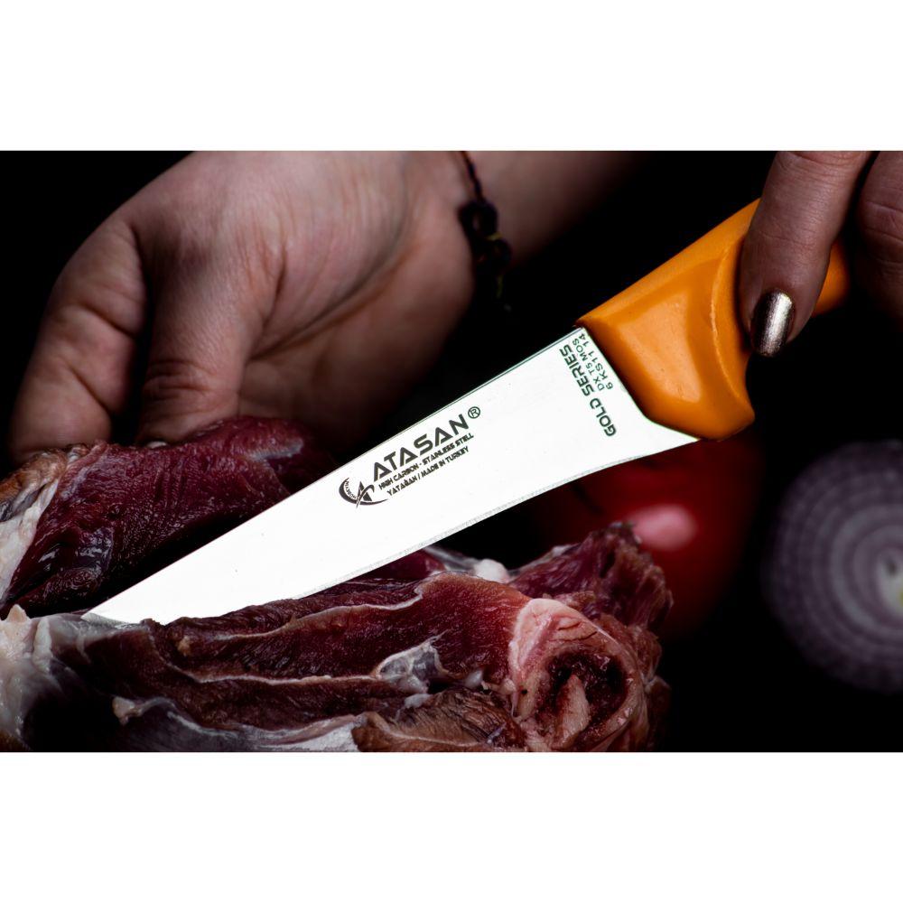 Gold Series Butcher/Kitchen Knives Set of 7 vendor-unknown